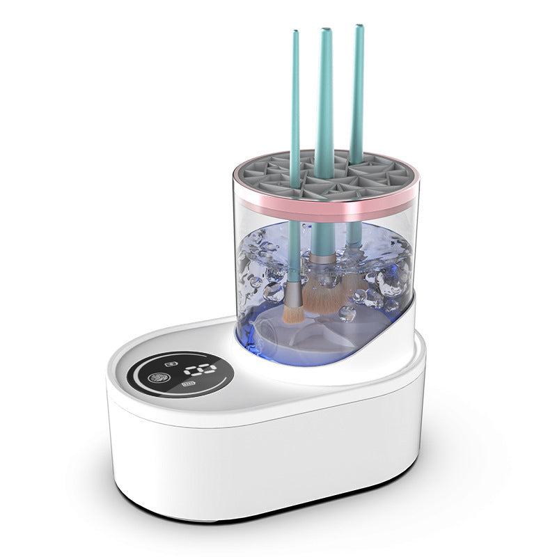 Electric Makeup Brush Cleaner Rechargeable Makeup Brushes Cleaning Tool Automatic Makeup Brush Cleaning Stand Device  Verta Drop.