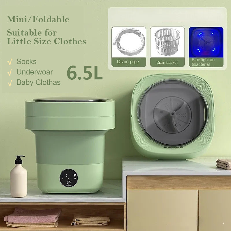 Mini Foldable Washing Machine Portable Mini Socks Underwear Panties Washing Machine Big Capacity 3 Models With Spinning Dry Gadgets  Verta Drop.