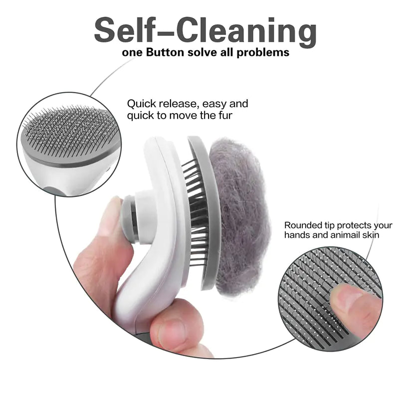 Stainless Steel Pet Comb for Dog and Cat Grooming  Verta Drop.