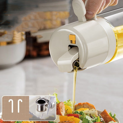 2 In 1 Oil Sprayer Bottle BBQ Cooking Oil Dispenser Olive Oil Pourers Sprayer Kitchen Baking Oil Mister Vinegar Bottle  Verta Drop.