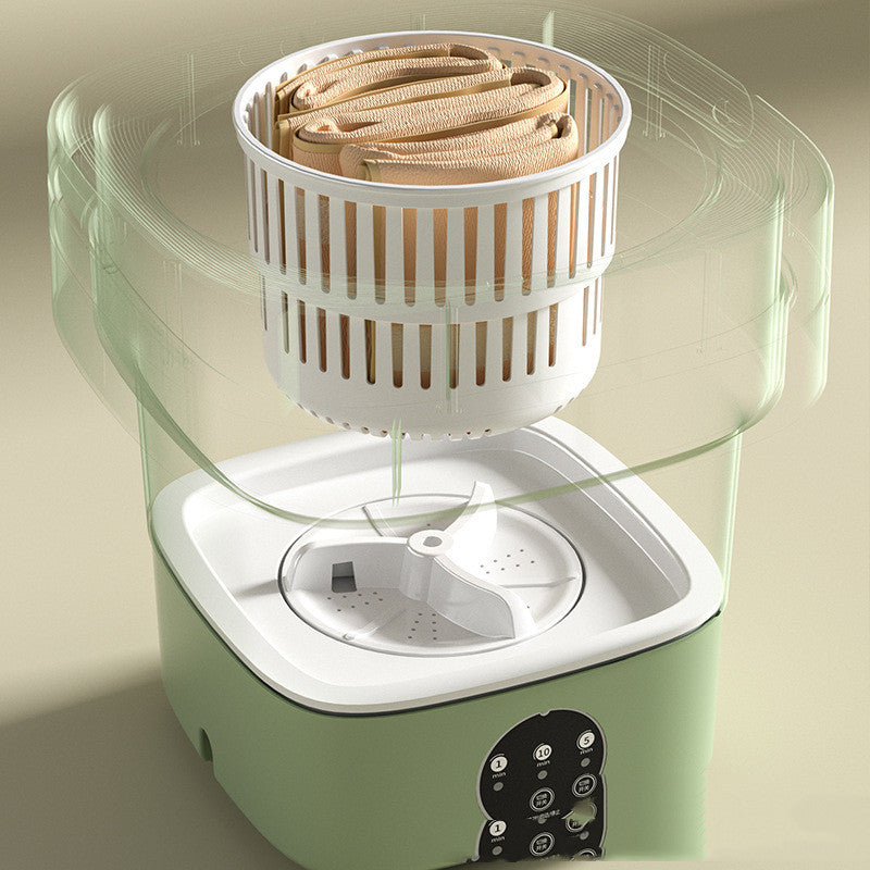 Mini Foldable Washing Machine Portable Mini Socks Underwear Panties Washing Machine Big Capacity 3 Models With Spinning Dry Gadgets  Verta Drop.