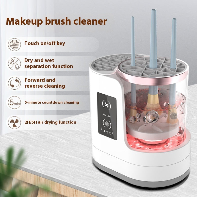 Electric Makeup Brush Cleaner Rechargeable Makeup Brushes Cleaning Tool Automatic Makeup Brush Cleaning Stand Device  Verta Drop.